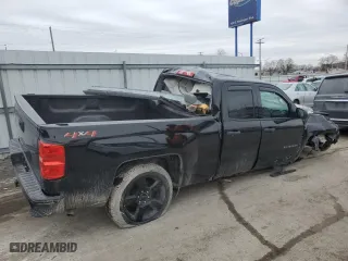 2018 Chevrolet Silverado 1500 Work Truck with VIN 1GCVKNEC7JZ197374, listed as a Copart auction lot 46797445 with 0 mi miles and Salvage Title. Bid and sale history available at carsss.com. Image 3.