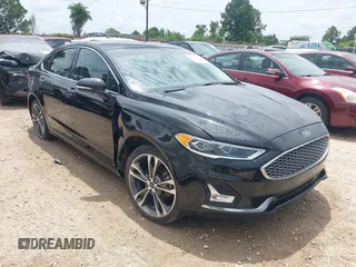 2019 Ford Fusion Titanium with VIN 3FA6P0D93KR184342, listed as a IAAI auction lot 42310342 with 103,000 mi miles and . Bid and sale history available at DreamBid. Image 1.