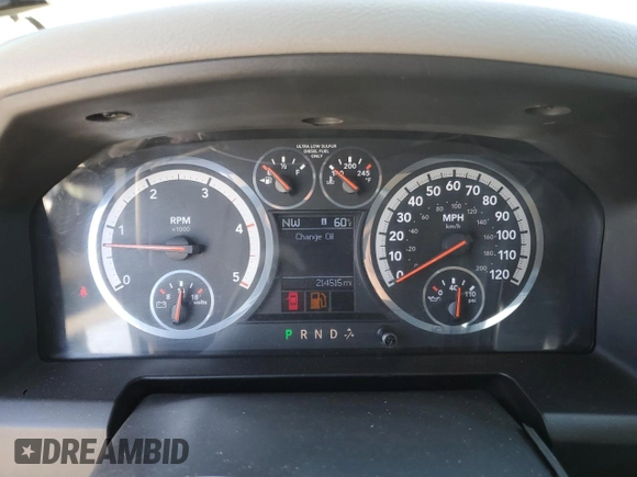 2010 Dodge 2500 SLT with VIN 3D7UT2CL7AG165654, listed as a Copart auction lot 56404645 with 214,515 mi miles and Clean Title. Bid and sale history available at DreamBid. Image 9.