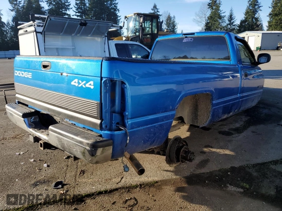 1999 Dodge Ram 2500 with VIN 3B7KF26Z0XM566658, listed as a Copart auction lot 82927584 with 0 mi miles and Salvage Title. Bid and sale history available at carsss.com. Image 3.