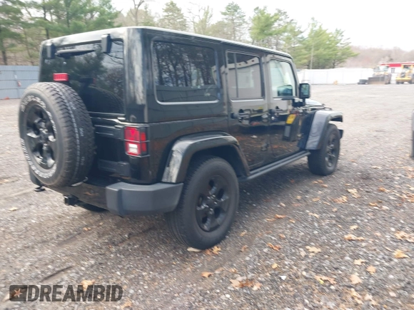 2015 Jeep Wrangler Unlimited Sahara with VIN 1C4HJWEG0FL661723, listed as a IAAI auction lot 41998393 with 89,077 mi miles. Bid and sale history available at carsss.com. Image 4.