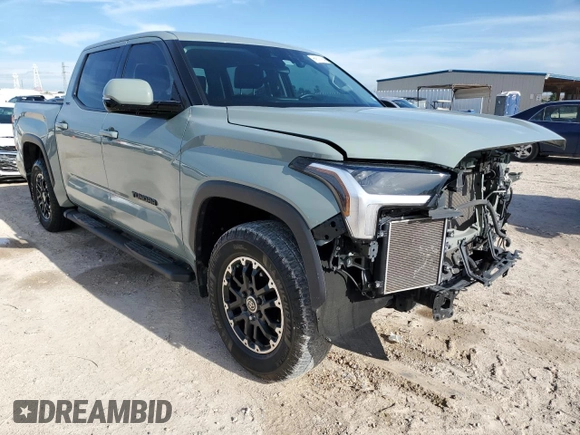 2023 Toyota Tundra 2WD SR5 with VIN 5TFLA5AB6PX024909, listed as a Copart auction lot 69022264 with 23,334 mi miles and Salvage Title. Bid and sale history available at carsss.com. Image 4.