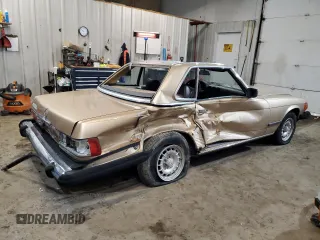 1981 Mercedes-Benz 380 with VIN WDBBA45A4BB004119, listed as a Copart auction lot 50952735 with 148,468 mi miles and Clean Title. Bid and sale history available at carsss.com. Image 3.