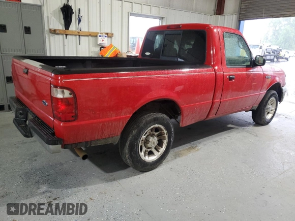 2004 Ford Ranger XL with VIN 1FTYR10D44PA94527, listed as a Copart auction lot 56558655 with 242,941 mi miles and Salvage title. Bid and sale history available at DreamBid. Image 3.