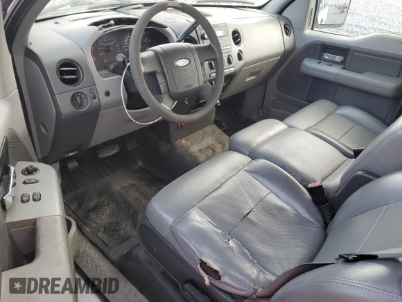 2007 Ford F-150 XL with VIN 1FTRF12W47NA34369, listed as a Copart auction lot 63666035 with 154,181 mi miles and Clean title. Bid and sale history available at DreamBid. Image 8.
