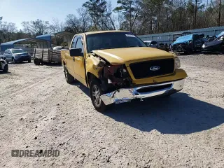 2006 Ford F-150 STX with VIN 1FTRX12W06NB23979, listed as a Copart auction lot 48548625 with 214,777 mi miles and Salvage Title. Bid and sale history available at carsss.com. Image 11.