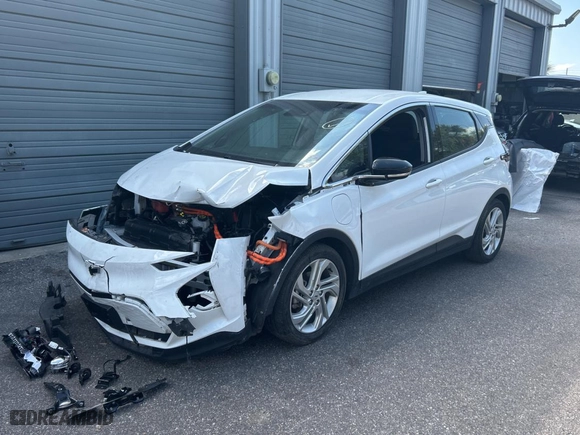 2023 Chevrolet Bolt EV 1LT with VIN 1G1FW6S07P4195101, listed as a Copart auction lot 54505885 with 45,364 mi miles and Clean Title. Bid and sale history available at carsss.com. Image 2.