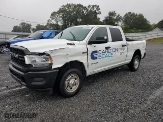 2022 Ram 2500 Tradesman with VIN 3C6UR4CJ2NG200455, listed as a Copart auction lot 71545564 with 33,839 mi miles and Salvage Title. Bid and sale history available at carsss.com. Image 1.