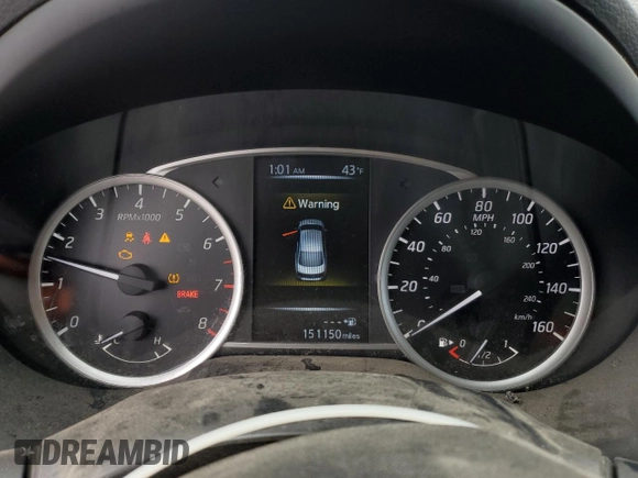 2016 Nissan Sentra SR with VIN 3N1AB7AP0GY271551, listed as a Copart auction lot 49280645 with 151,150 mi miles and Salvage Title. Bid and sale history available at DreamBid. Image 9.