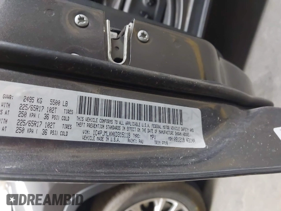 2019 Jeep Cherokee Latitude Plus с VIN 1C4PJMLXXKD315119, выставлен на аукционе IAAI как лот 42111411 с пробегом 92 787 миль миль и . История ставок и продаж доступна на DreamBid. Изображение 9.