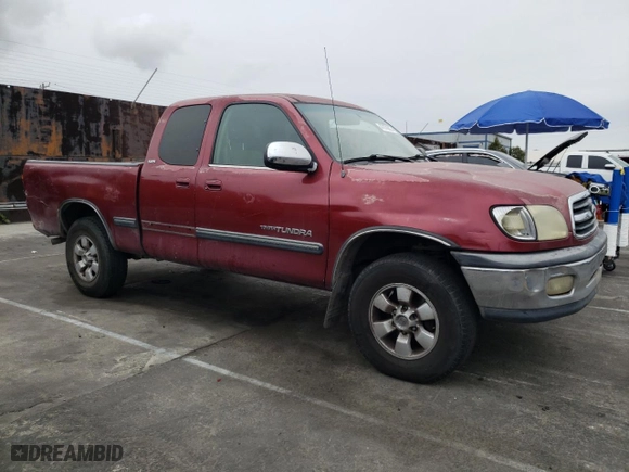 2001 Toyota Tundra SR5 with VIN 5TBRN341X1S215101, listed as a Copart auction lot 47878605 with 230,686 mi miles and Clean Title. Bid and sale history available at carsss.com. Image 4.