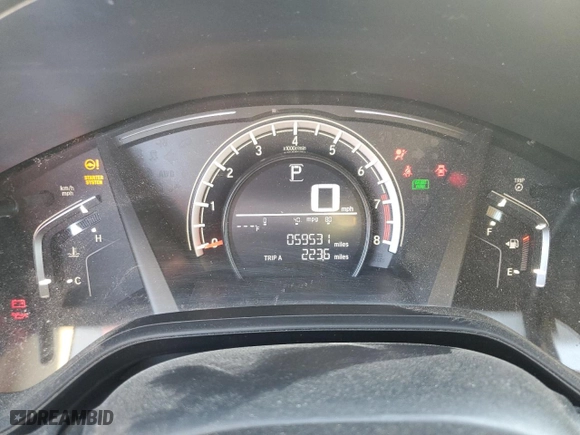 2018 Honda CR-V LX with VIN 2HKRW5H36JH420318, listed as a Copart auction lot 88335435 with 59,531 mi miles and Salvage Title. Bid and sale history available at carsss.com. Image 9.