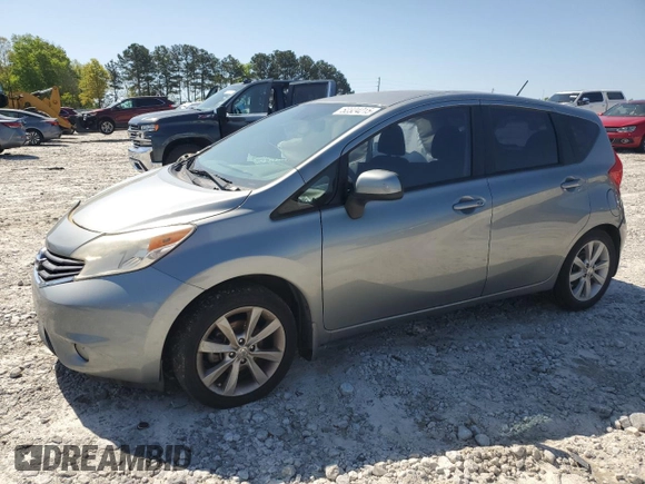 2014 Nissan Note SV with VIN 3N1CE2CP9EL354342, listed as a Copart auction lot 52324215 with 116,630 mi miles and Salvage Title. Bid and sale history available at DreamBid. Image 1.