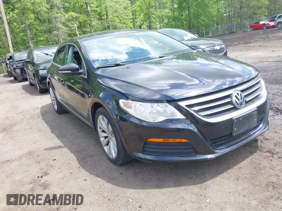 2011 Volkswagen CC Sport with VIN WVWMP7AN8BE709541, listed as a IAAI auction lot 42164892 with 154,547 mi miles. Bid and sale history available at carsss.com. Image 1.