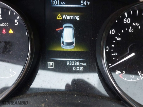 2015 Nissan Rogue SV with VIN KNMAT2MV7FP567397, listed as a IAAI auction lot 41718115 with 93238 miles. Bid and sale history available at carsss.com. Image 7.