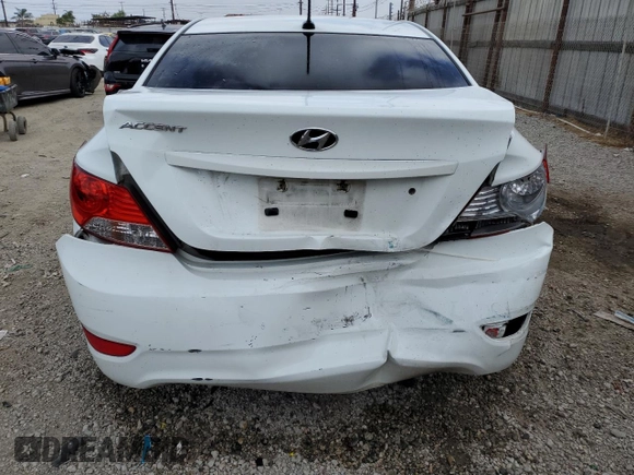 2012 Hyundai Accent GLS z VIN KMHCT4AE4CU217517, wystawiony jako Copart lot #56701165 z przebiegiem 174 463 mil mil oraz Szkody całkowita. Historia ofert i sprzedaży dostępna na DreamBid. Obrazek 6.