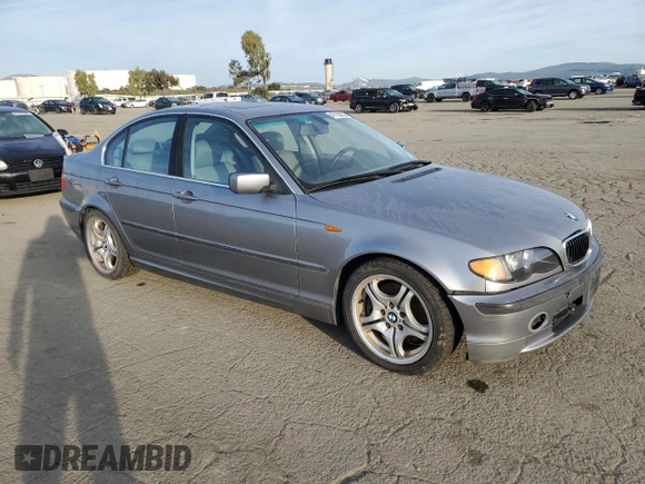 2004 BMW 3 Series 330i with VIN WBAEV53474KM33227, listed as a Copart auction lot 47102825 with 142,780 mi miles and Clean Title. Bid and sale history available at carsss.com. Image 4.