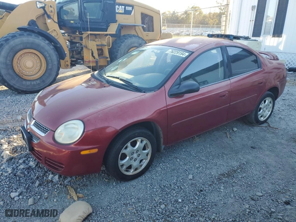 2005 Dodge Neon SXT with VIN 1B3ES56C85D289239, listed as a Copart auction lot 78266944 with 127,918 mi miles and Clean Title. Bid and sale history available at carsss.com. Image 1.
