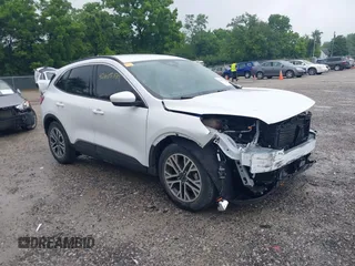 2020 Ford Escape SEL with VIN 1FMCU0H69LUA66727, listed as a IAAI auction lot 42605199 with 59,013 mi miles and . Bid and sale history available at DreamBid. Image 1.