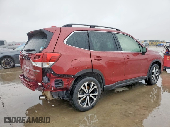 2021 Subaru Forester Limited with VIN JF2SKAUC5MH589228, listed as a Copart auction lot 43605685 with 24,928 mi miles and Salvage Title. Bid and sale history available at carsss.com. Image 3.