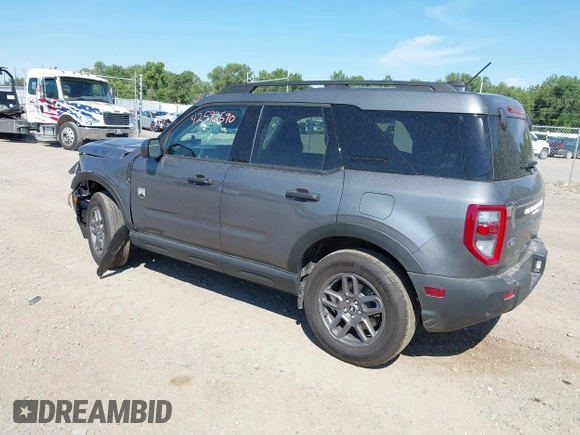 2025 Ford Bronco Sport Big Bend with VIN 3FMCR9BN1SRE57558, listed as a IAAI auction lot 42592590 with 5,121 mi miles and . Bid and sale history available at DreamBid. Image 3.