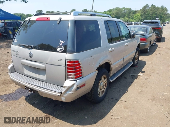 2004 Mercury Mountaineer with VIN 4M2DU86E34ZJ53426, listed as a IAAI auction lot 42410215 with 150,471 mi miles and . Bid and sale history available at DreamBid. Image 6.