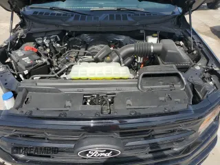 2024 Ford F-150 XLT with VIN 1FTFW3L53RFA12817, listed as a Copart auction lot 50552355 with 5,007 mi miles and Salvage Title. Bid and sale history available at carsss.com. Image 11.