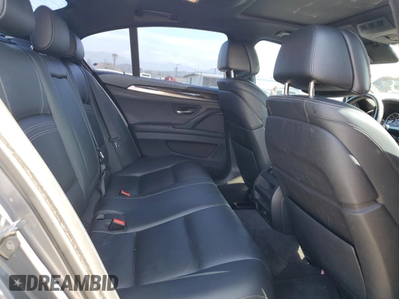 2015 BMW 5 Series 535i with VIN WBA5B1C5XFD918804, listed as a Copart auction lot 49119655 with 44,328 mi miles and Salvage Title. Bid and sale history available at carsss.com. Image 10.