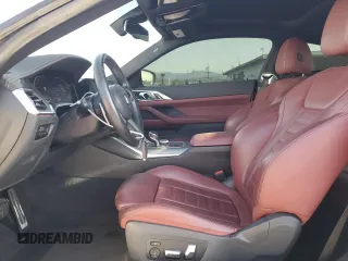 2021 BMW 4 Series 430i with VIN WBA53AP05MCG20694, listed as a Copart auction lot 85228344 with 25,979 mi miles and Salvage Title. Bid and sale history available at DreamBid. Image 7.