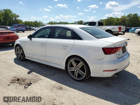 2016 Audi A3 2.0T Premium Plus with VIN WAUJ8GFF7G1024704, listed as a Copart auction lot 50604595 with 101,319 mi miles and Salvage Title. Bid and sale history available at carsss.com. Image 2.