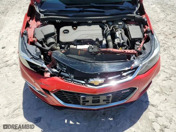 2017 Chevrolet Cruze LT with VIN 3G1BE6SMXHS513654, listed as a Copart auction lot 52231265 with 52,196 mi miles and Salvage Title. Bid and sale history available at carsss.com. Image 12.