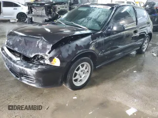 1992 Honda Civic z VIN 2HGEH3387NH533470, wystawiony jako Copart lot #89074205 z przebiegiem 291 951 mil mil oraz Czysty tytuł • Clean title. Historia ofert i sprzedaży dostępna na DreamBid. Obrazek 1.