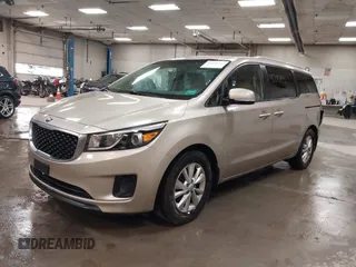 2016 Kia Sedona LX z VIN KNDMB5C13G6199954, wystawiony jako IAAI lot #42109753 z przebiegiem 135 599 mil mil oraz . Historia ofert i sprzedaży dostępna na DreamBid. Obrazek 2.