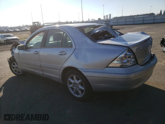 2002 Mercedes-Benz C 230/260/280/320 with VIN WDBRF64J72F250149, listed as a Copart auction lot 82633084 with Not Provided miles and Salvage Title. Bid and sale history available at DreamBid. Image 2.
