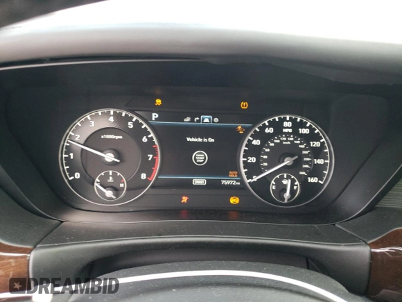 2019 Genesis G90 Premium z VIN KMHG34JA1KU050157, wystawiony jako Copart lot #87208564 z przebiegiem 75 972 mil mil oraz Szkoda całkowita • Salvage title. Historia ofert i sprzedaży dostępna na DreamBid. Obrazek 9.