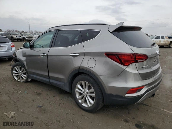 2018 Hyundai Santa Fe Sport Limited with VIN 5XYZUDLA0JG519441, listed as a Copart auction lot 82035893 with 69,802 mi miles. Bid and sale history available at carsss.com. Image 2.