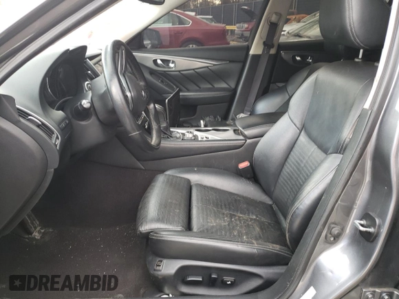2019 Infiniti Q50 Luxe with VIN JN1EV7AR5KM591227, listed as a Copart auction lot 48151375 with 62,781 mi miles and Salvage Title. Bid and sale history available at DreamBid. Image 7.