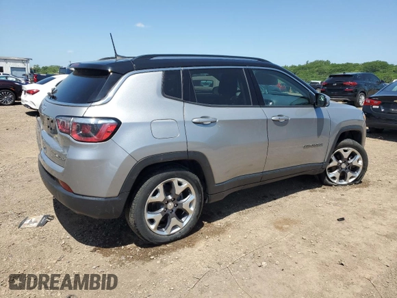 2020 Jeep Compass Limited z VIN 3C4NJDCB8LT164658, wystawiony jako Copart lot #61172915 z przebiegiem 36 620 mil mil oraz Szkoda całkowita • Salvage title. Historia ofert i sprzedaży dostępna na DreamBid. Obrazek 3.