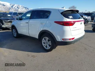 2017 Kia Sportage LX with VIN KNDPMCAC0H7119781, listed as a IAAI auction lot 41841318 with 120,902 mi miles and . Bid and sale history available at carsss.com. Image 3.
