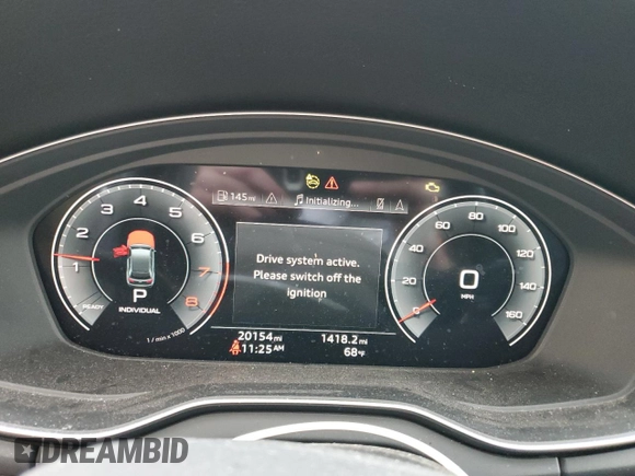 2023 Audi Q5 S line Premium Plus z VIN WA1EAAFY3P2191623, wystawiony jako Copart lot #53108505 z przebiegiem 20 154 mil mil oraz Szkoda całkowita • Salvage title. Historia ofert i sprzedaży dostępna na DreamBid. Obrazek 9.