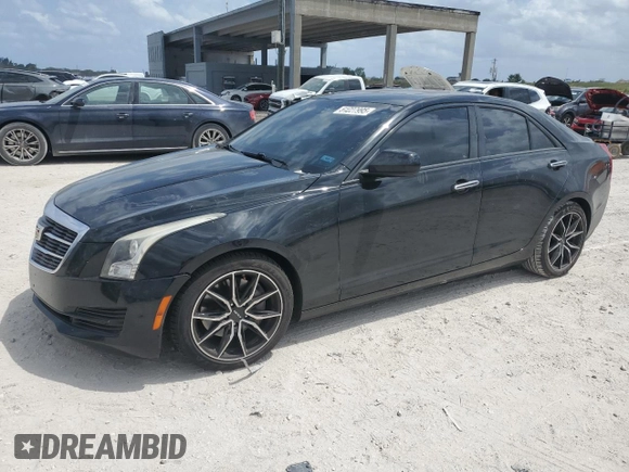 2017 Cadillac ATS Sedan RWD with VIN 1G6AA5RX8H0170927, listed as a Copart auction lot 51227995 with 55,694 mi miles and Salvage Title. Bid and sale history available at carsss.com. Image 1.