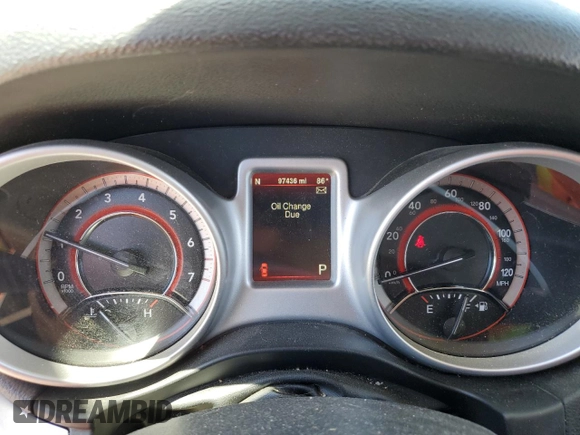 2016 Dodge Journey R/T with VIN 3C4PDCEG6GT198428, listed as a Copart auction lot 61094165 with 97,436 mi miles and Salvage title. Bid and sale history available at DreamBid. Image 9.