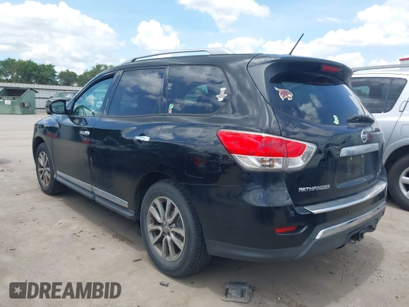 2014 Nissan Pathfinder Platinum with VIN 5N1AR2MN1EC640330, listed as a IAAI auction lot 42627110 with 131,536 mi miles and . Bid and sale history available at DreamBid. Image 3.