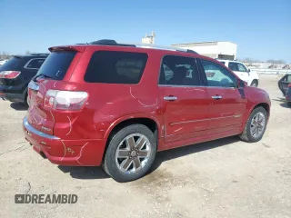 2012 GMC Acadia Denali with VIN 1GKKVTED5CJ191442, listed as a Copart auction lot 52153505 with 136,854 mi miles and Salvage title. Bid and sale history available at DreamBid. Image 3.