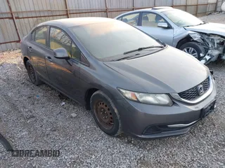 2013 Honda Civic LX with VIN 19XFB2F53DE211127, listed as a IAAI auction lot 41769125 with 165,501 mi miles and . Bid and sale history available at DreamBid. Image 1.