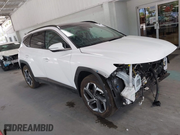 2024 Hyundai Tucson Limited z VIN 5NMJE3DE3RH398587, wystawiony jako IAAI lot #42132879 z przebiegiem 52 182 mil mil oraz . Historia ofert i sprzedaży dostępna na DreamBid. Obrazek 13.