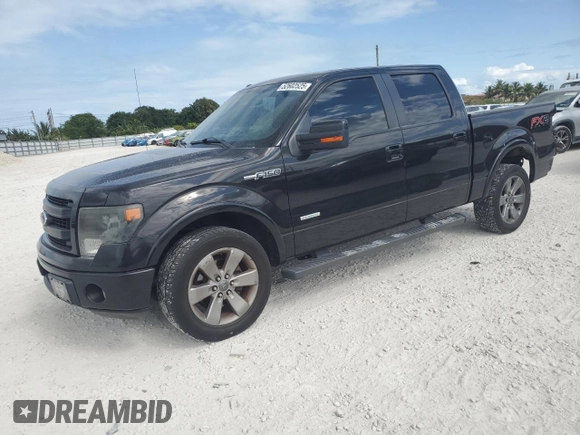 2013 Ford F-150 XL with VIN 1FTFW1CT9DFA58163, listed as a Copart auction lot 52602525 with 213,407 mi miles and Salvage Title. Bid and sale history available at carsss.com. Image 1.