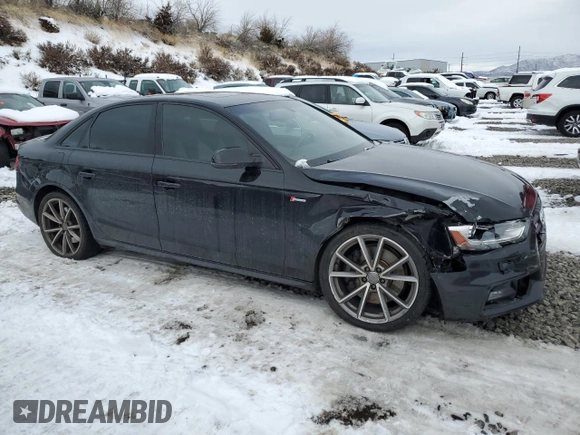2015 Audi S4 Premium Plus with VIN WAUBGAFL9FA097520, listed as a Copart auction lot 38242984 with 68,595 mi miles and Salvage Title. Bid and sale history available at carsss.com. Image 4.