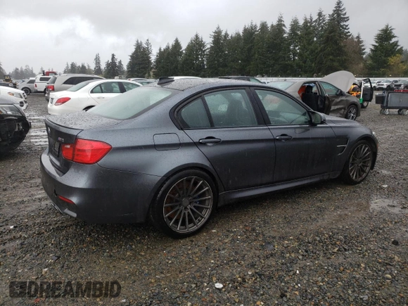 2015 BMW M3 z VIN WBS3C9C52FP803661, wystawiony jako Copart lot #52040625 z przebiegiem 134 562 mil mil oraz Szkoda całkowita • Salvage title. Historia ofert i sprzedaży dostępna na DreamBid. Obrazek 3.