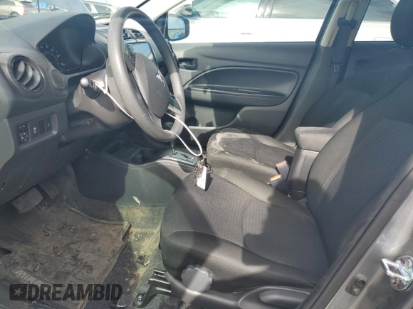 2023 Mitsubishi Mirage ES with VIN ML32FUFJ6PHF01751, listed as a Copart auction lot 53667854 with 32,685 mi miles and Salvage title. Bid and sale history available at DreamBid. Image 7.